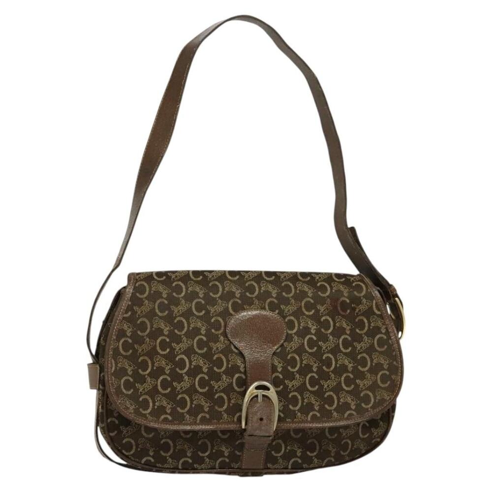 Celine C Sulky Shoulder Bag Brown